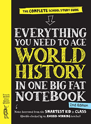 Everything You Need to Ace World History in One Big Fat Notebook, 2nd Edition (UK Edition): The Complete School Study Guide (Big Fat Notebooks) von Workman Publishing